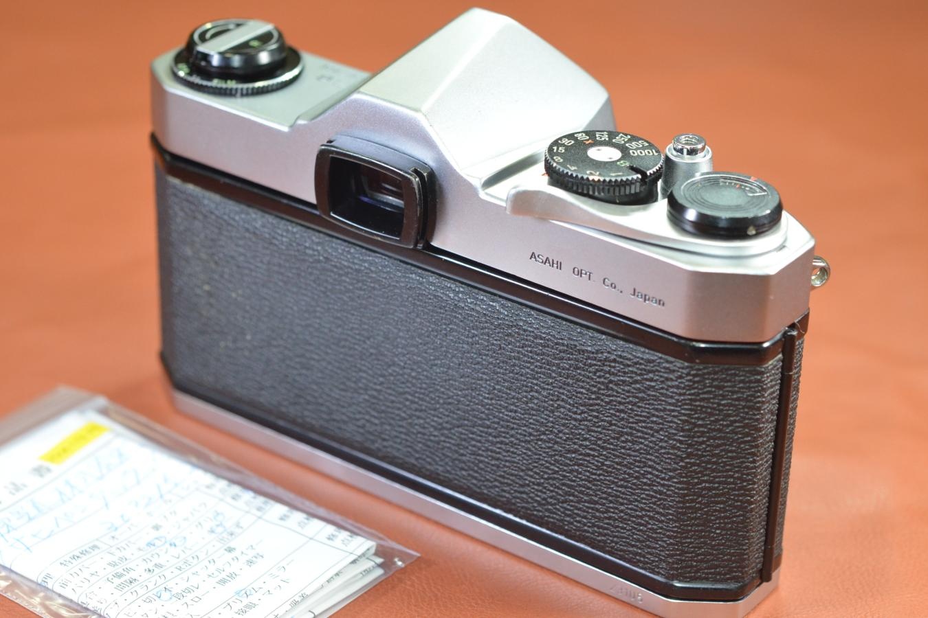 ASAHI PENTAX SL Silver 整備済 【キレイな物をお探しの方必見!!自信ありの逸品!!】