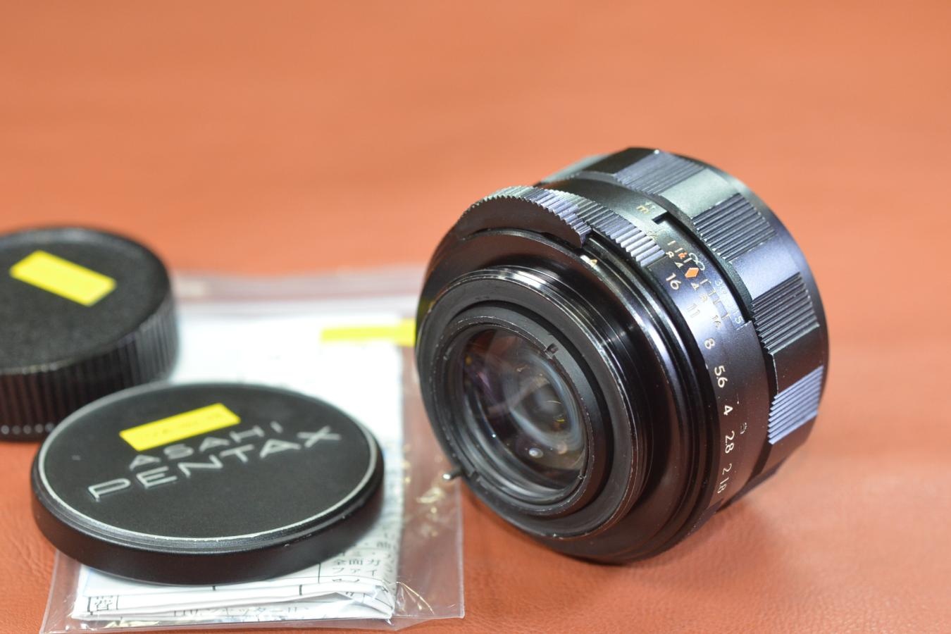 【希 少】Asahi Opt.Co Super-Takumar 55mm F1.8 初期型 整備済【カメラ女子に絶大な人気のオールドレンズ M42マウントレンズ】