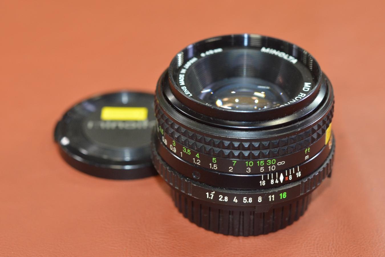 MINOLTA MD ROKKOR 50mm F1.7 【カメラ女子に絶大な人気のオールドレンズ】