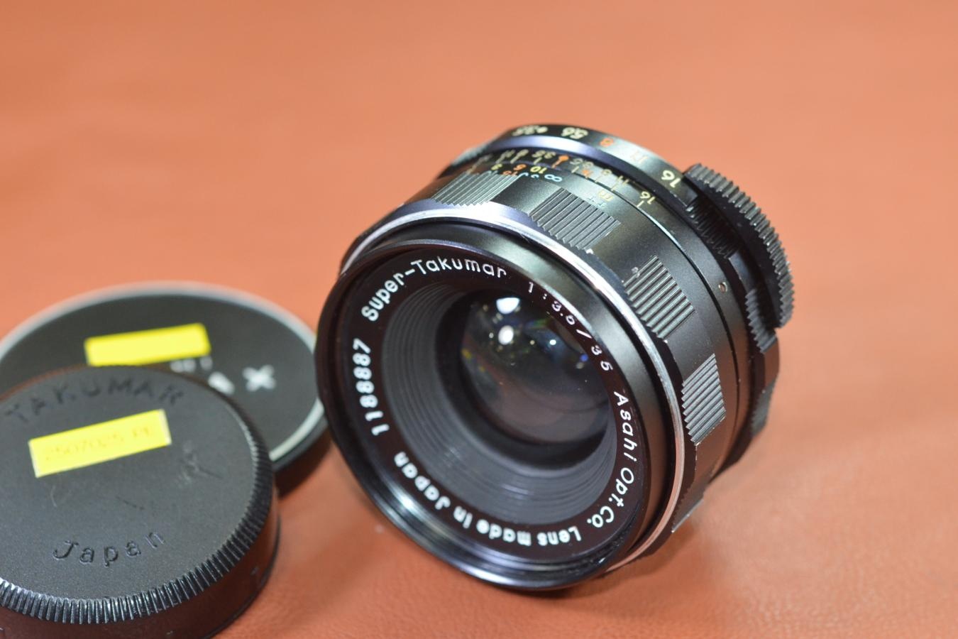 Asahi Opt.Co. Super-Takumar 35mm F3.5 初期型【カメラ女子に絶大な人気のオールドレンズ M42マウントレンズ】
