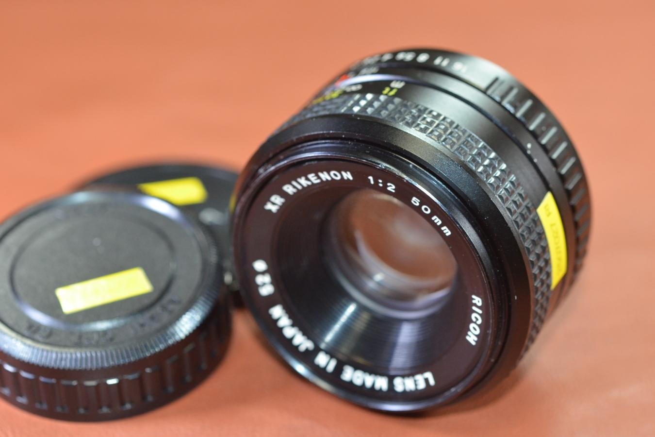 【希 少】RICOH XR RIKENON 50mm F2 前期型【富岡光学製 最短撮影距離45cm 通称:和製ズミクロン】