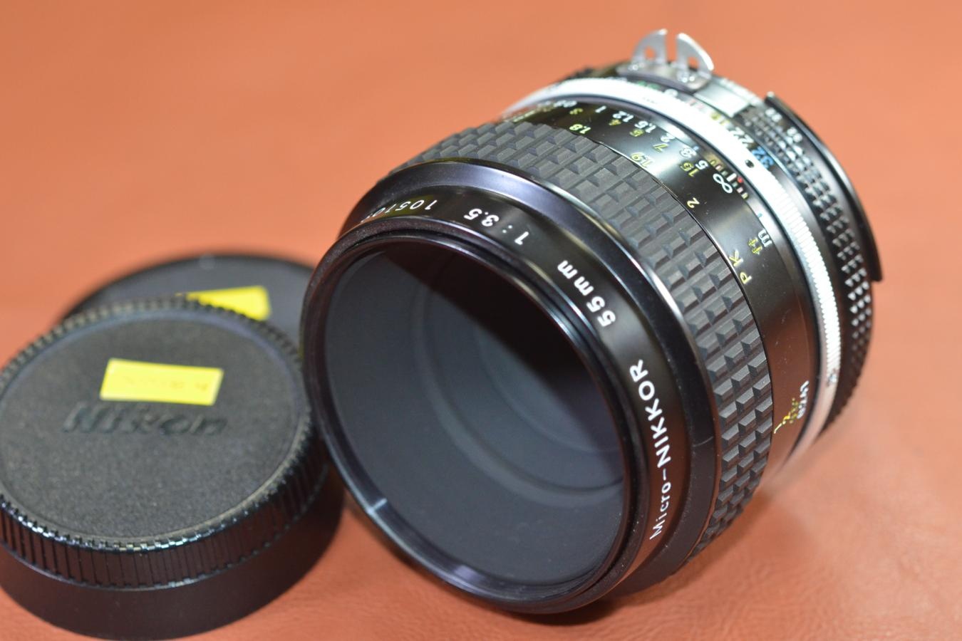 Nikon Ai Micro-NIKKOR 55mm F3.5 【キレイな物をお探しの方必見!!自信ありの逸品!!】
