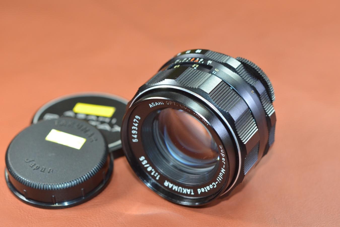 PENTAX Super-Multi-Coated TAKUMAR 55mm F1.8【カメラ女子に絶大な人気のオールドレンズ M42マウントレンズ】