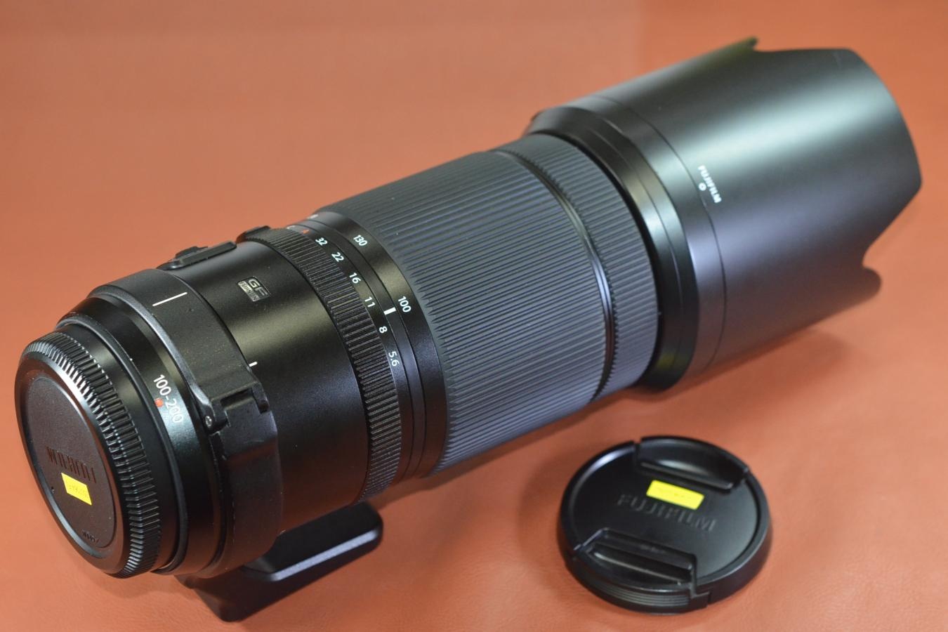 FUJINON GF 100-200mm F5.6R LM OIS WR 純正フード付【キレイな物をお探しの方必見!!自信ありの逸品!!】