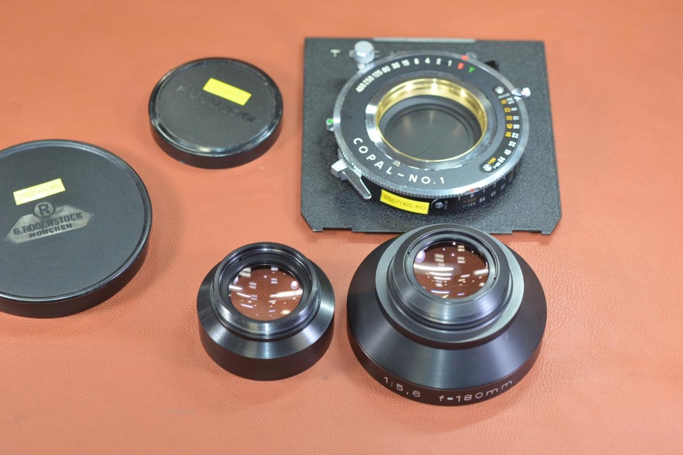 Rodenstock Sironar 180mm F.6 COPAL-No1シャッター、TECHINIKAボード付【キレイな物をお探しの方必見!!自信ありの逸品!!】