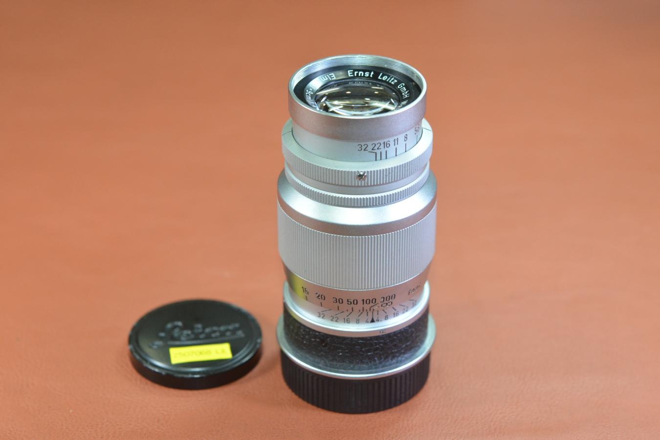 LEICA Elmar 9cm F4 feet表記 【138万台1956年製 LEICA Lマウントレンズ】