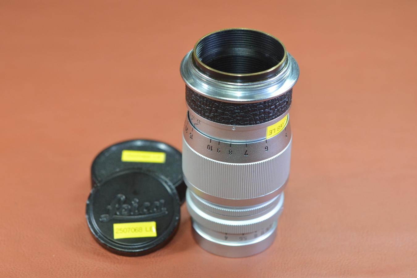 LEICA Elmar 9cm F4 feet表記 【138万台1956年製 LEICA Lマウントレンズ】