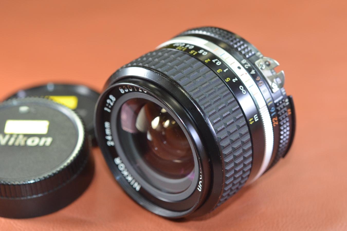 Nikon Ai-S NIKKOR 24mm F2.8 【キレイな物をお探しの方必見!!自信ありの逸品!!】