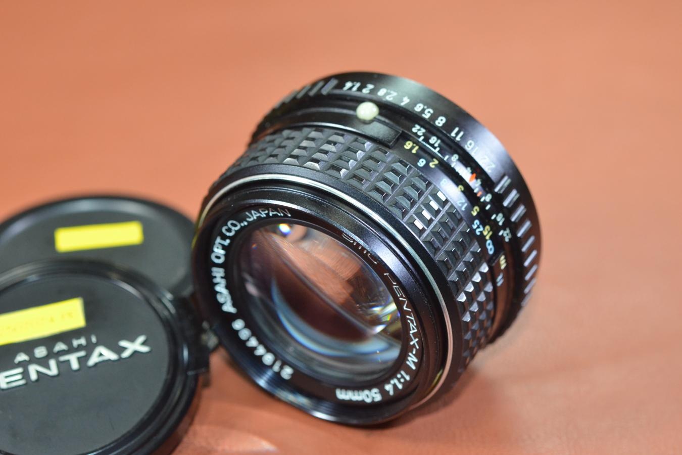 SMC PENTAX-M 50mm F1.4 【キレイな物をお探しの方必見!!自信ありの逸品!!】
