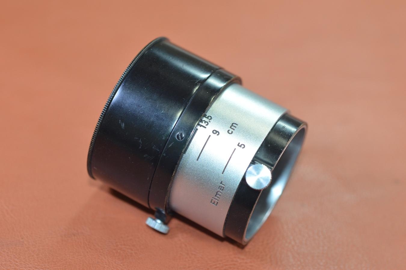 LEICA FIKUS ブラッククローム【Elmar 5cm-13.5cm ズームフード E.Leitz GmbH Wetzlar Germany 刻印】※キレイな物をお探しの方必見!自信ありの逸品
