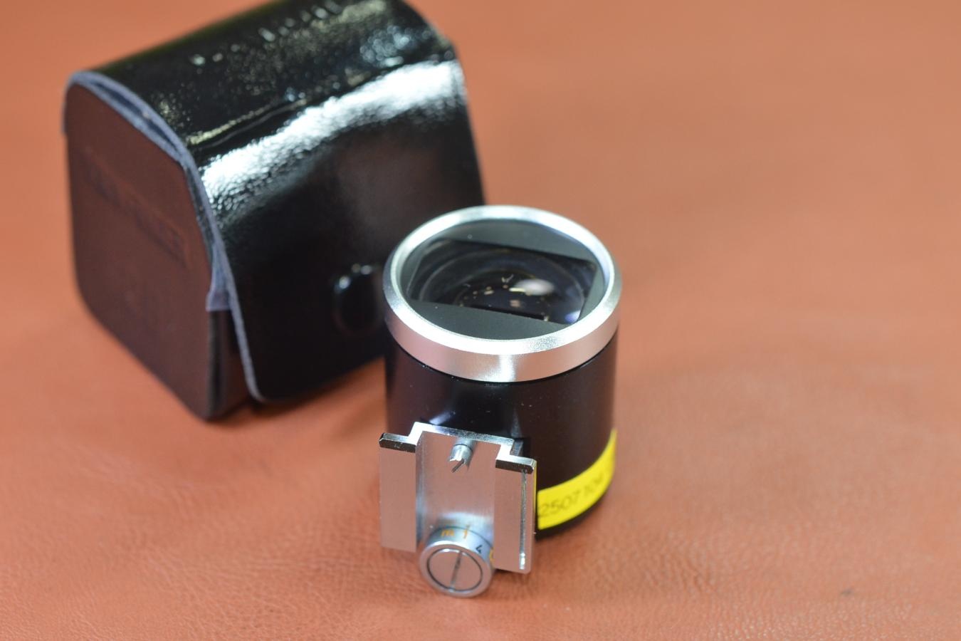 Canon 28mm View Finder 純正専用ケース付 【パララックス補正機構搭載】※キレイな物をお探しの方必見!!自信ありの逸品!!