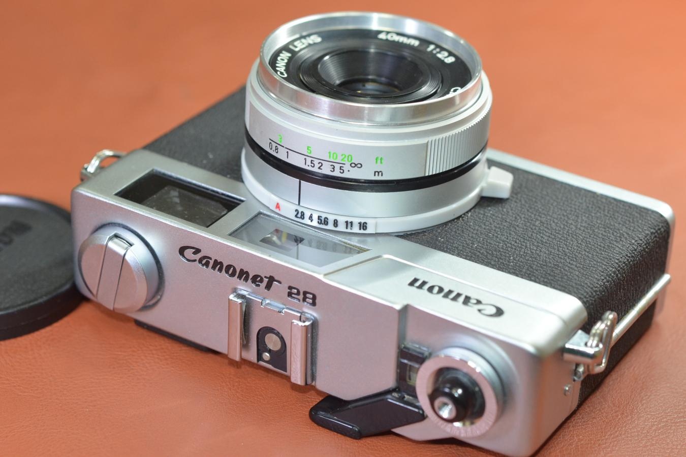 Canon New Canonet 28 モルト交換済  【CANON LENS 40/2.8 搭載】