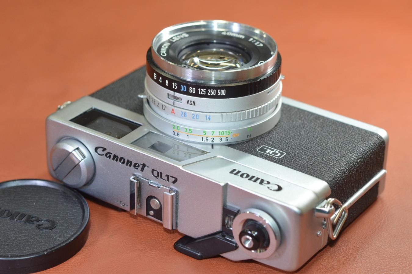 Canon New Canonet QL17 モルト交換済  【CANON LENS 40/1.7 搭載】