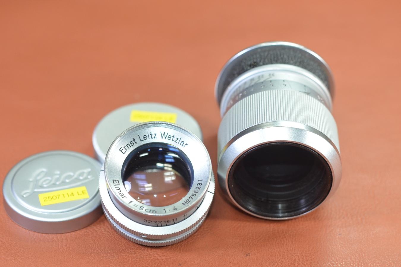 LEICA Elmar 9cm F4 m表記 【75万台1950年製 LEICA Lマウントレンズ】