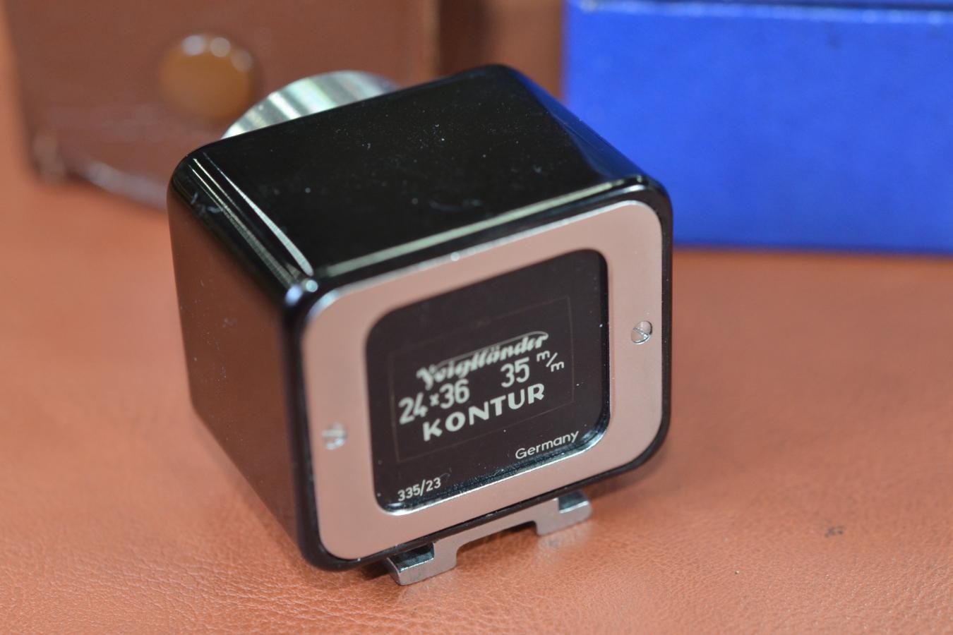 Voigtlander KONTUR 純正専用ケース、元箱付 【35mmブライトフレームファインダー】