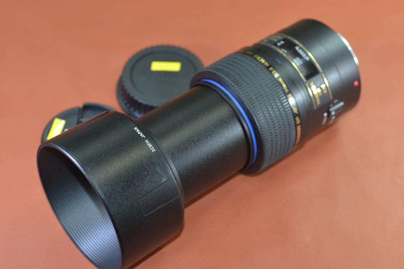 TAMRON SP AF 90mm F2.8 Di MACRO Model:272E 純正フード付 【Canon EFマウントレンズ】