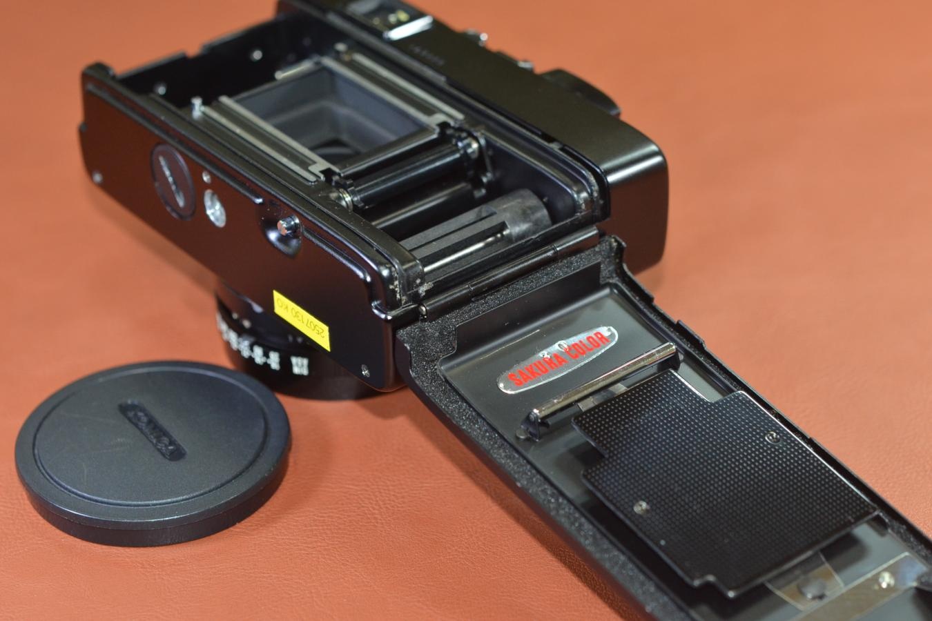 KONICA C35 FD Black【KONICA HEXANON 38/1.8レンズ搭載】※キレイな物をお探しの方必見!!自信ありの逸品!!
