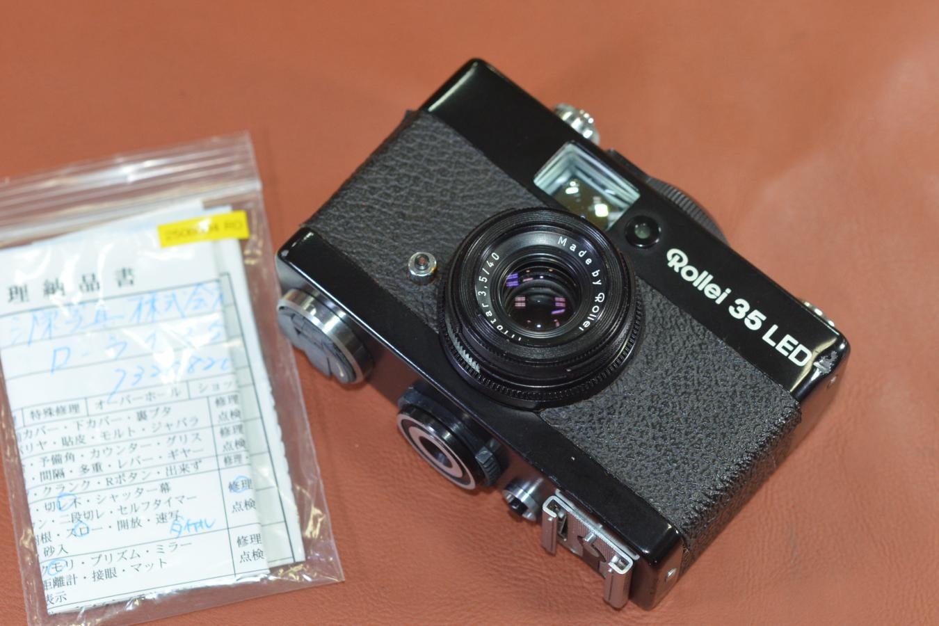 Rollei 35 LED Black 整備済 【Triotar 40/3.5 レンズ搭載】