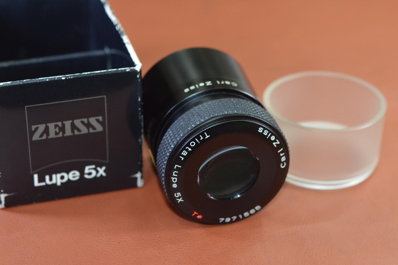 【希 少】Carl Zeiss T*Triotar Lupe 5× 【キレイな物をお探しの方必見!!自信ありの逸品!!】