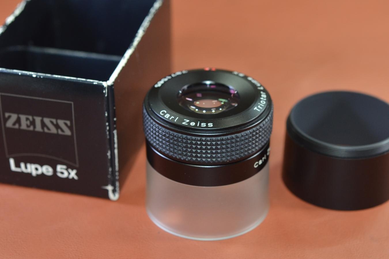 【希 少】Carl Zeiss T*Triotar Lupe 5× 【キレイな物をお探しの方必見!!自信ありの逸品!!】