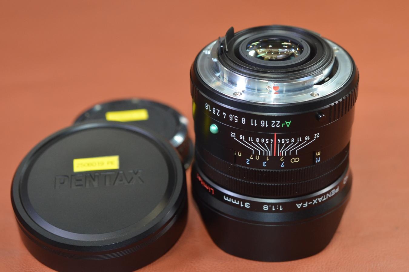 HD PENTAX-FA 31mm F1.8 Limited Black 【キレイな物をお探しの方必見!!自信ありの逸品!!】