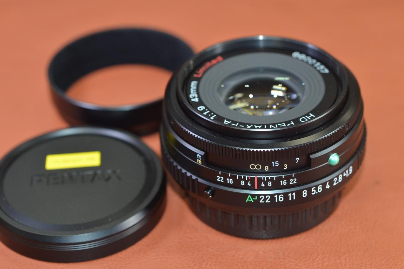 HD PENTAX-FA 43mm F1.9 Limited Black 【キレイな物をお探しの方必見!!自信ありの逸品!!】