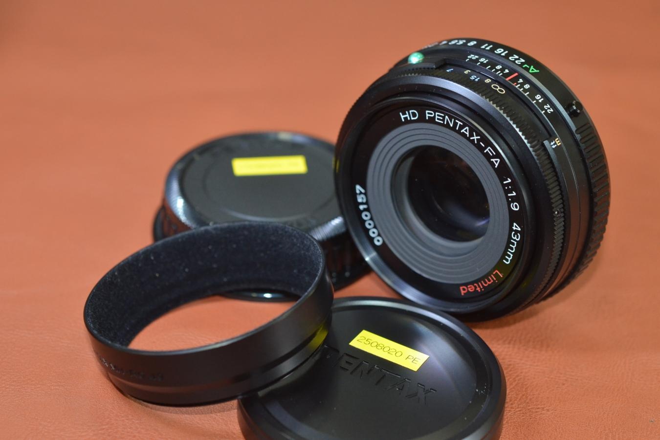 HD PENTAX-FA 43mm F1.9 Limited Black 【キレイな物をお探しの方必見!!自信ありの逸品!!】