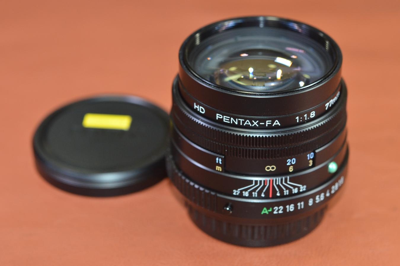 HD PENTAX-FA 77mm F1.8 Limited Black 【キレイな物をお探しの方必見!!自信ありの逸品!!】