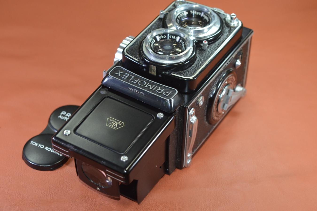 【希 少】 TOKYO KOGAKU PRIMOFLEX AUTOMAT-L 【TOKYO KOGAKU Topcor 7.5cm F3.5レンズ搭載】