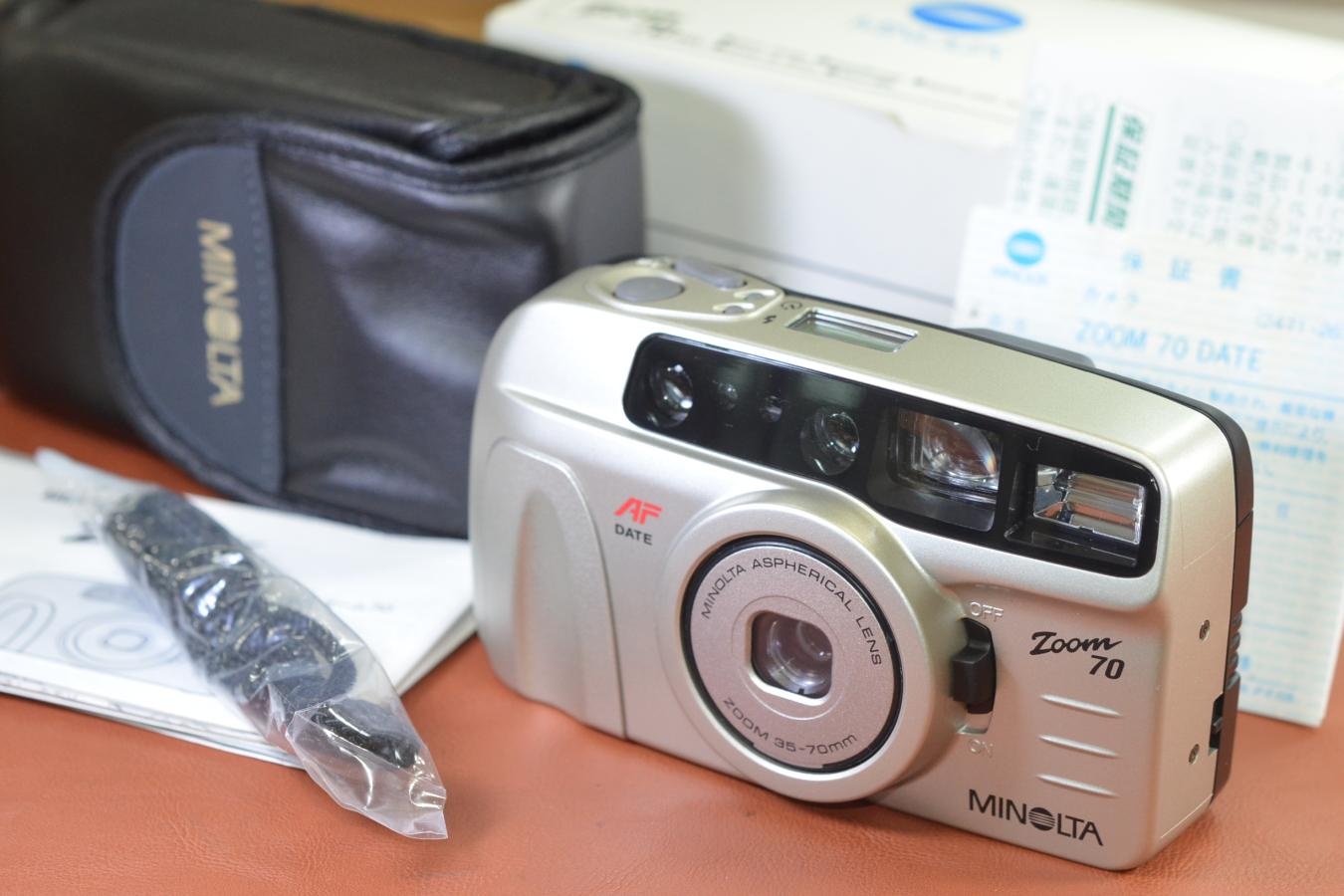 MINOLTA Zoom 70 DATE 元箱付一式 【MINOLTA ASPHERICAL LENS ZOOM 35-70mm搭載】
