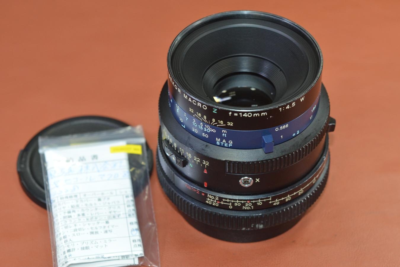 MAMIYA-SEKOR MACRO Z 140mm F4.5 W  整備済 【Mamiya RZ67用レンズ】