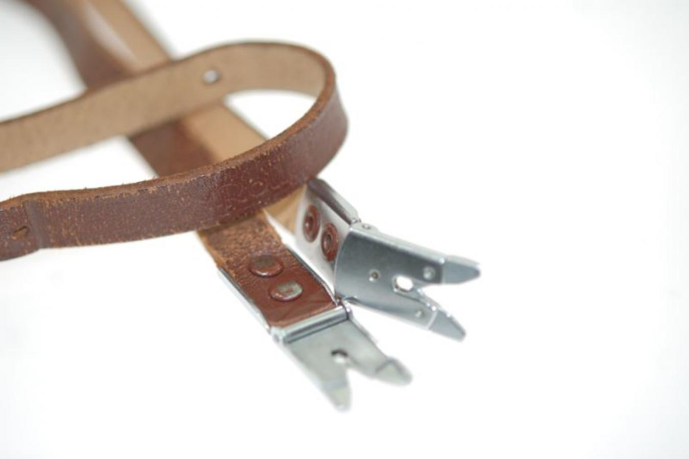 Rollei FLEX用純正本革カニ爪ストラップ