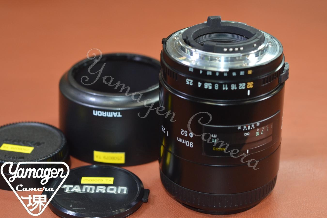 TAMRON SP AF 90mm F2.5 純正フード付【Model:52EN Nikon用】