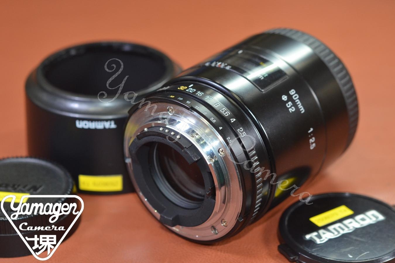 TAMRON SP AF 90mm F2.5 純正フード付【Model:52EN Nikon用】