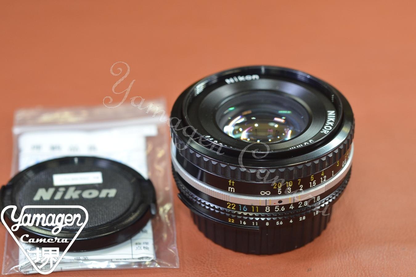 Nikon Ai-S NIKKOR 50mm F1.8  整備済【最短撮影距離0.45m 国内版】