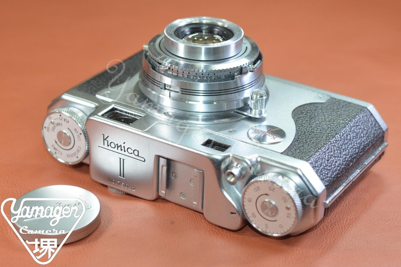Konica IIB 【Konishiroku Hexar 50/2.8 レンズ搭載】