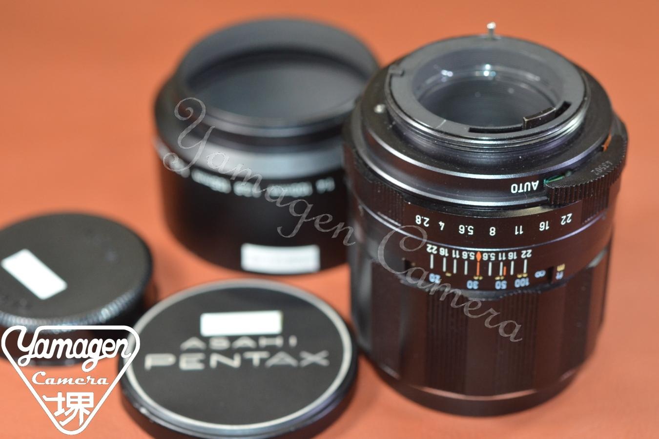 PENTAX Super-Multi-Coated TAKUMAR 105mm F2.8 純正メタルフード付  【M42マウントレンズ】※キレイな物をお探しの方必見!!自信ありの逸品!!