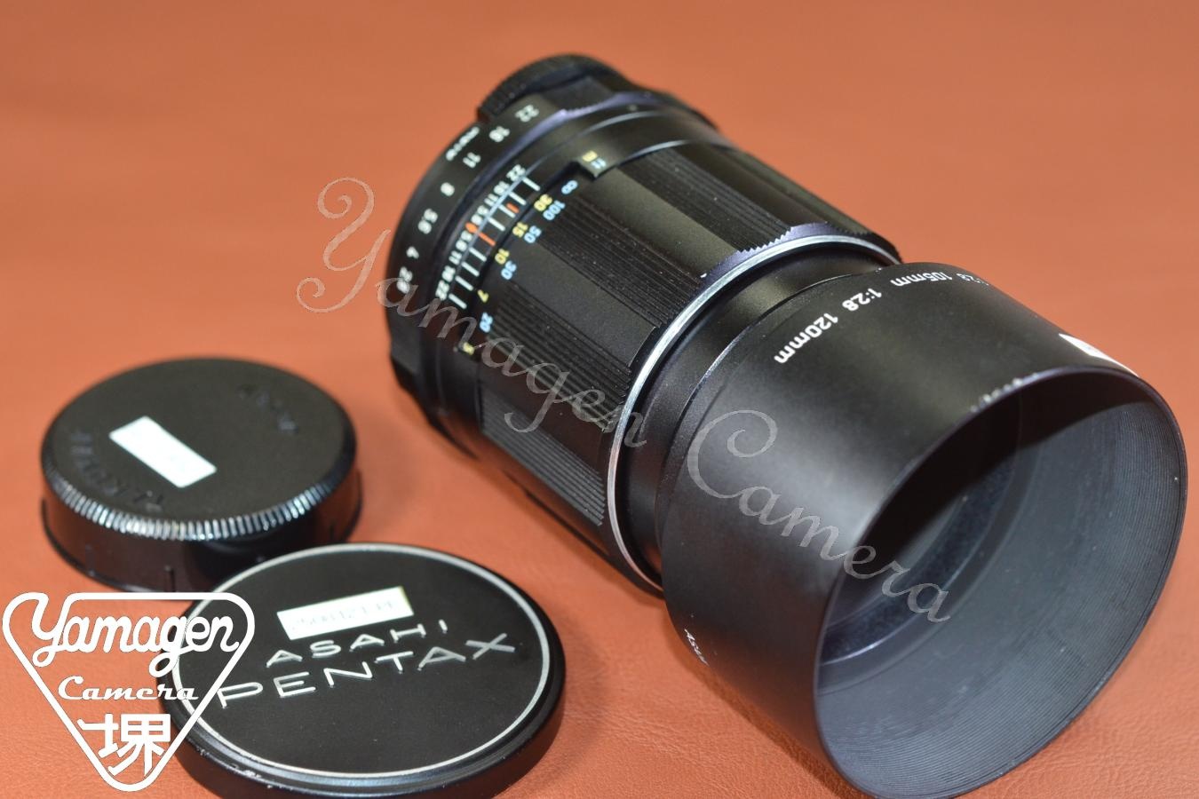 PENTAX Super-Multi-Coated TAKUMAR 105mm F2.8 純正メタルフード付  【M42マウントレンズ】※キレイな物をお探しの方必見!!自信ありの逸品!!
