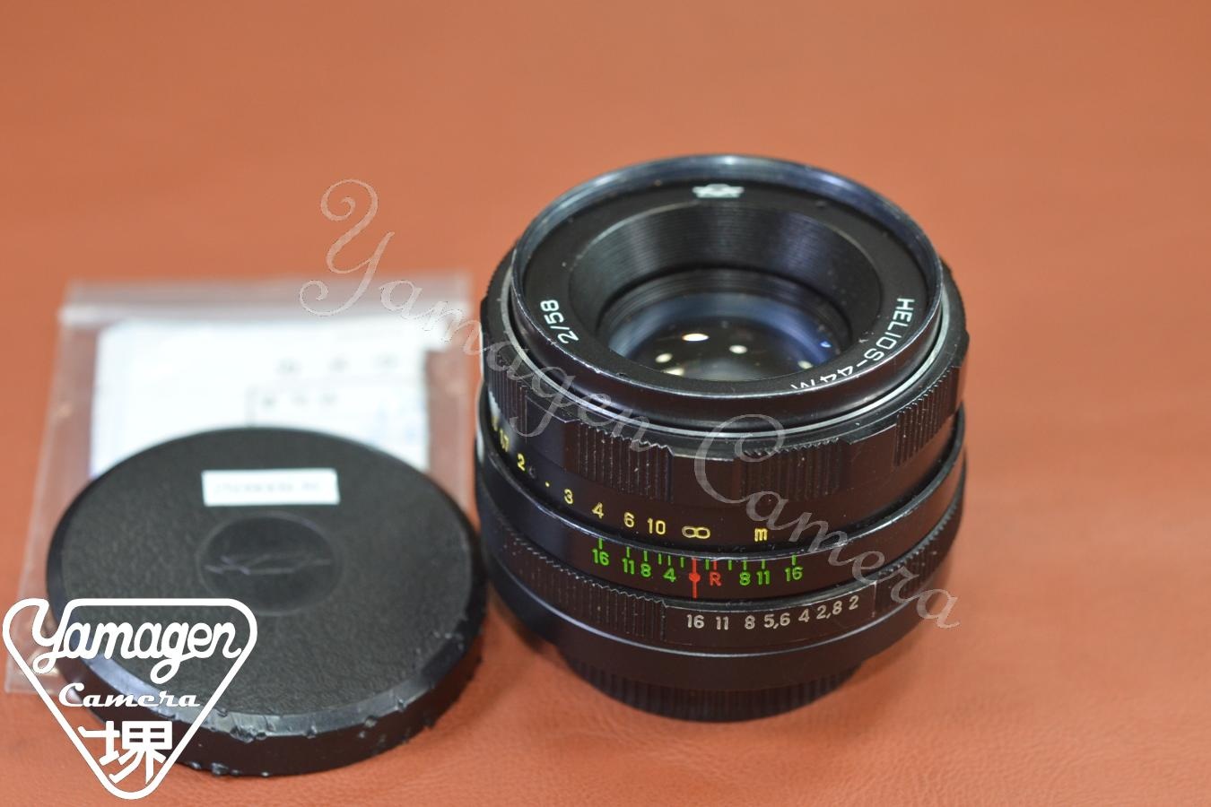 【希 少】HELIOS-44M 58mm F2 整備済 【ぐるぐるボケで有名なオールドレンズ M42マウントレンズ】