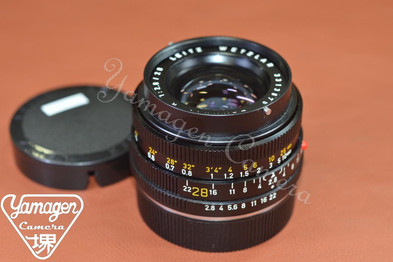 LEICA ELMARIT-R 28mm F2.8  3カム  【331万台1984年製 】