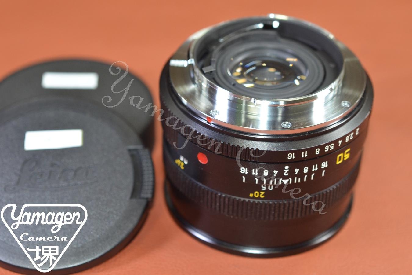 LEICA SUMMICRON-R 50mm F2 フード組込  3カム  【304万台1980年製 】