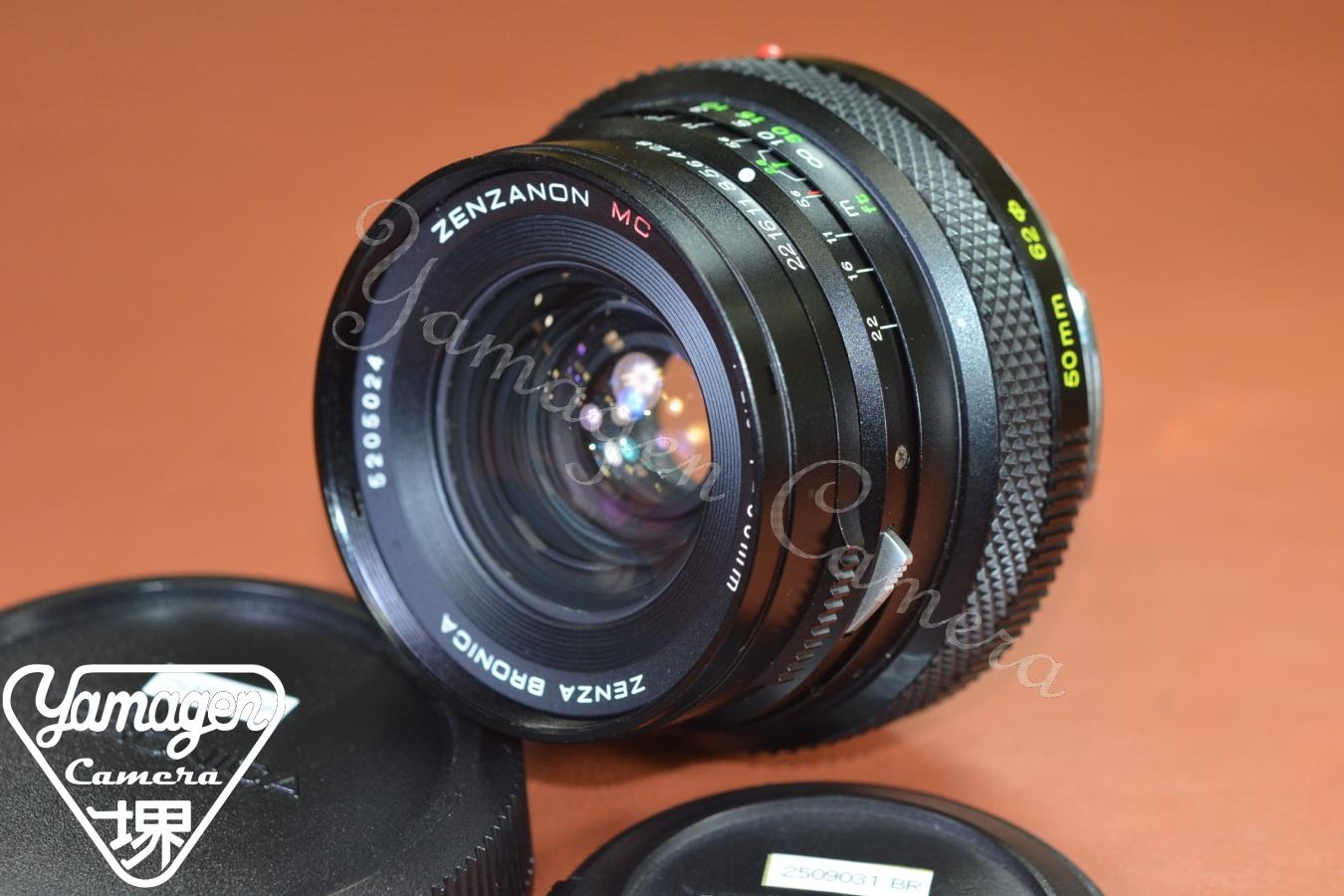 ZENZANON MC 50mm F2.8 【ZENZA BRONICA ETRシリーズ用】