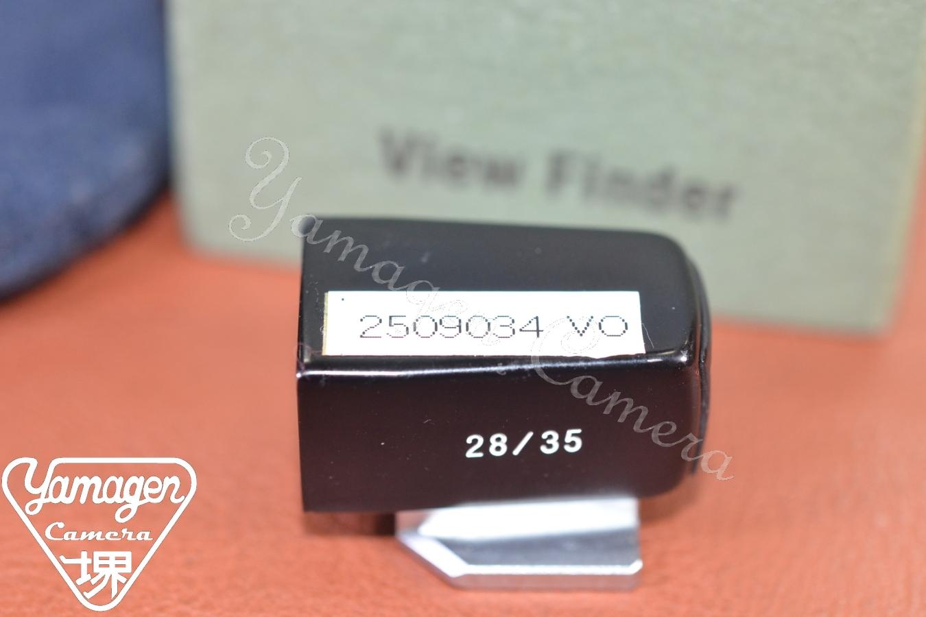 【希 少】Voigtlander 28/35 mini View Finder Black Paint 【元箱付】