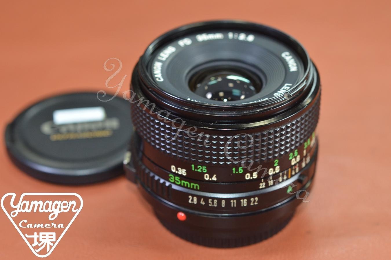 Canon  NEW FD 35mm F2.8【カメラ女子に絶大な人気のオールドレンズ】