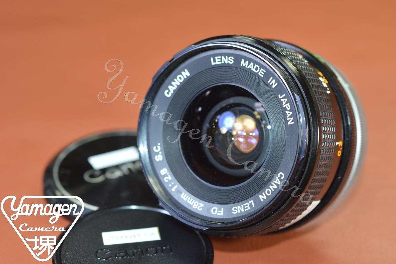 Canon FD 28mm F2.8 S.C.【カメラ女子に絶大な人気のオールドレンズ】