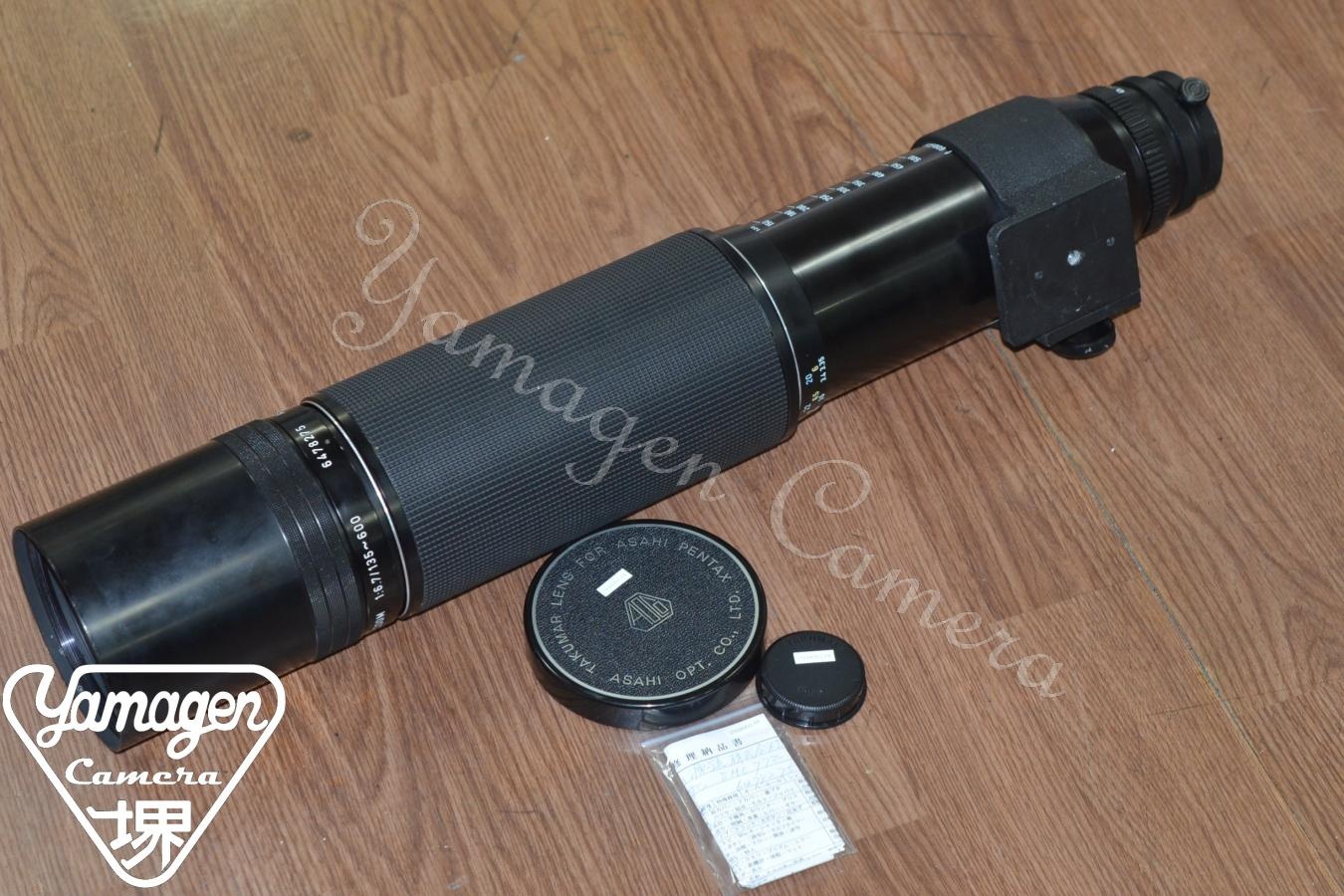 SMC TAKUMAR 135-600mm F6.7 整備済 【M42マウントレンズ】