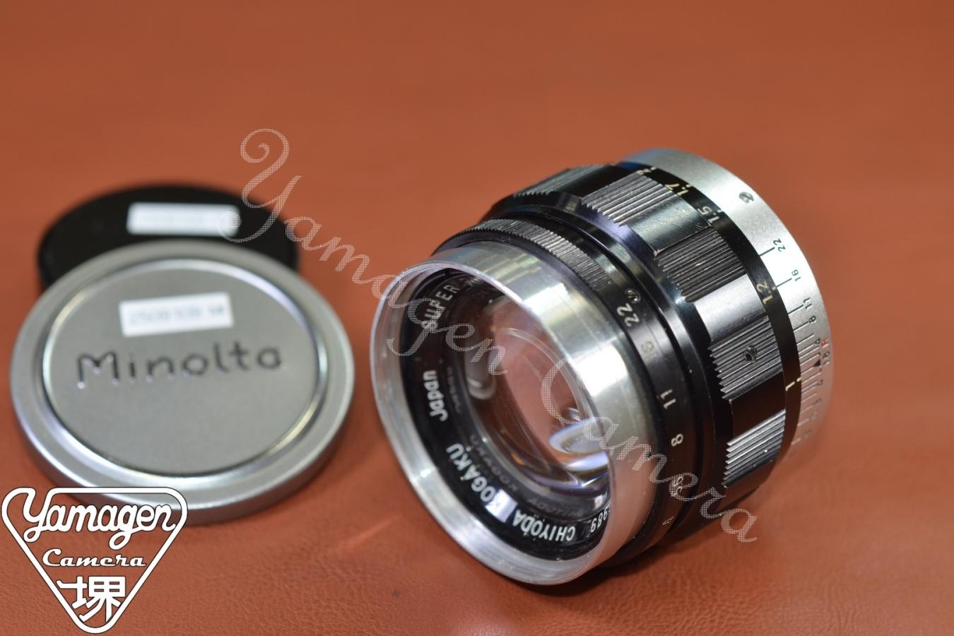 千代田光学 SUPER ROKKOR 5cm F1.8 【LEICA Lマウントレンズ】