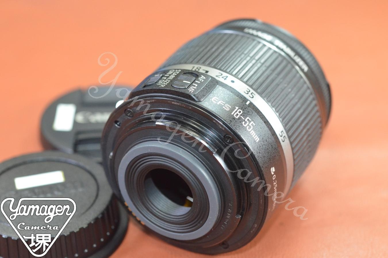Canon EF-S 18-55mm F3.5-5.6 IS 【キレイな物をお探しの方必見!!自信ありの逸品!!】