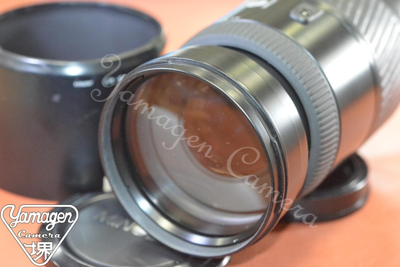 MINOLTA AF APO TELE 100-400mm F4.5-6.7 純正フード付 【SONY Aマウントレンズ】