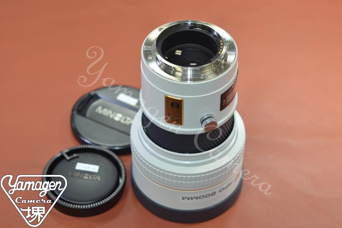 MINOLTA  AF APO TELE 200mm F2.8G HIGH SPEED 【SONY Aマウントレンズ】 ※キレイな物をお探しの方必見!!自信ありの逸品!!